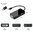 Mini DisplayPort to HDMI / VGA / DVI (Female) Adapter Cable - Black